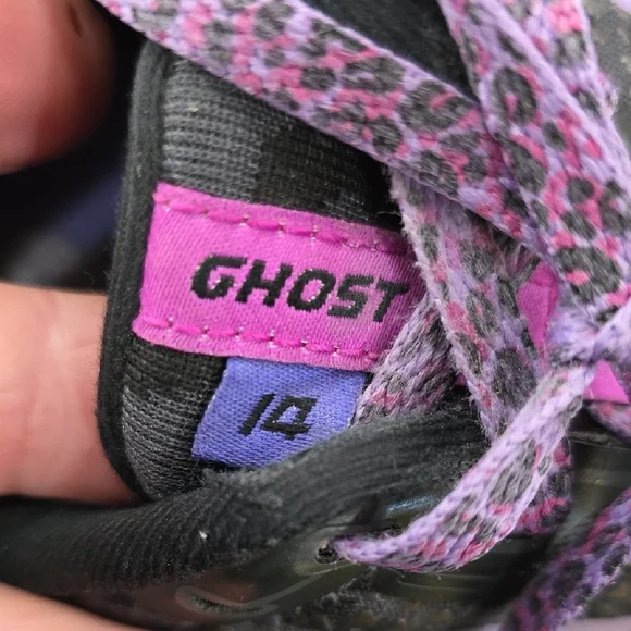 Brooks Ghost 14 Women's Running Shoes - Black & Purple Size 8 - Picture 4 of 10